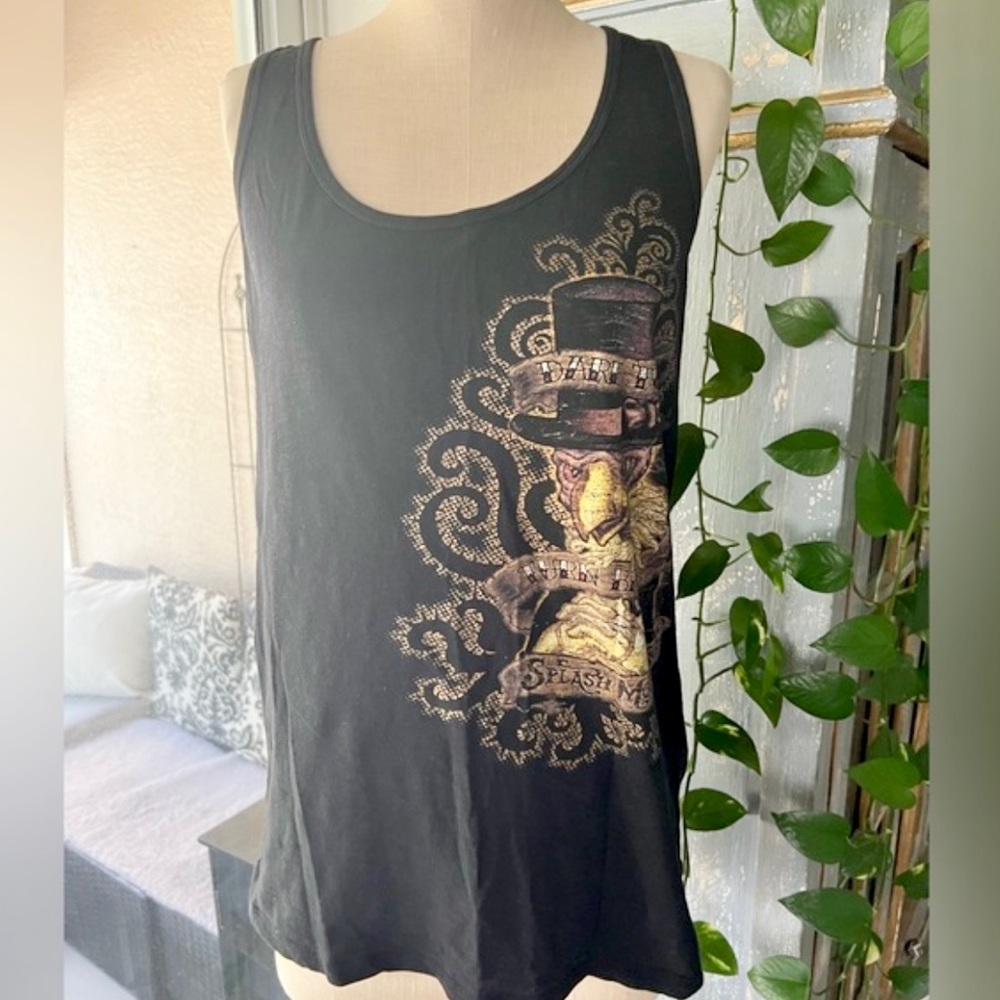 Vintage Y2K Disney Parks SPLASH MOUNTAIN Vulture Tank Top Shirt Women's 2XL
